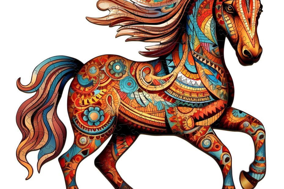 Puzzle en bois – Cheval de course 66df7be77bdeb
