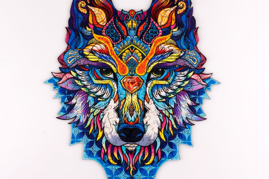Puzzle en bois – LOUPS NEIGEUX 66de8eb3b5710