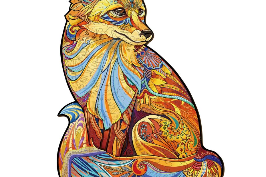 Puzzle en bois-SOULFUL FOX 66e33095ae140