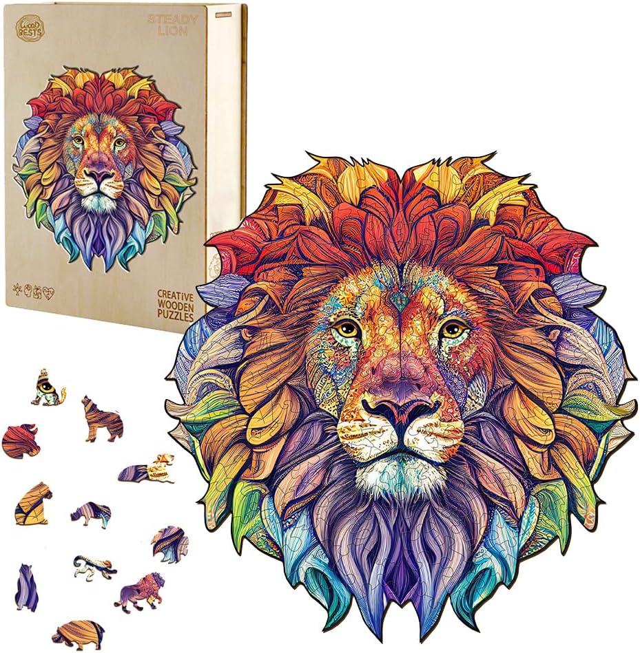 Puzzle en bois – Lion stable 66ecb26ac02dc