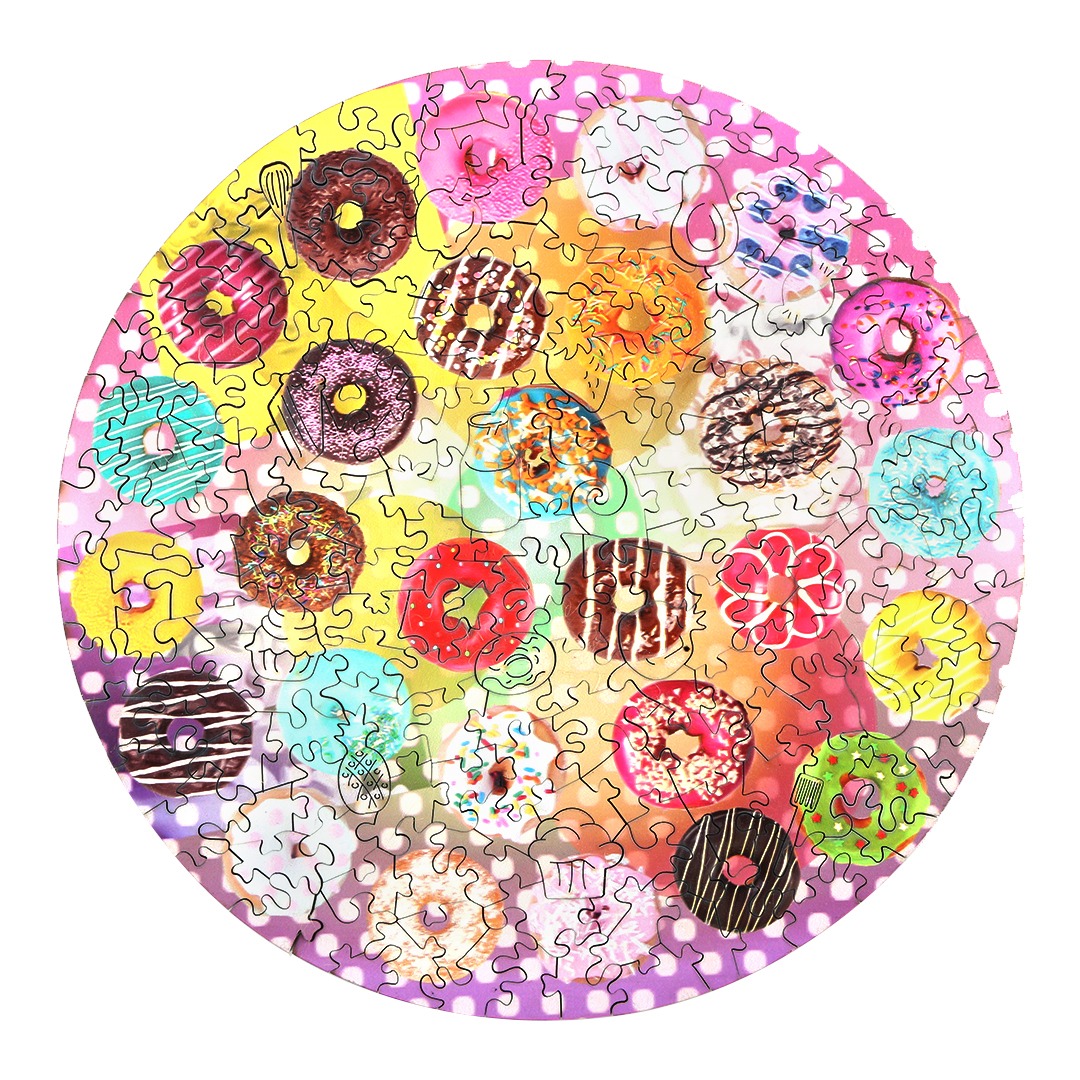 Puzzle en bois – DOUGHNUT SUCREUX 66e0bb9628278