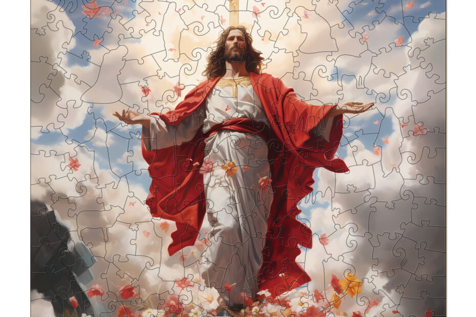 Puzzle en bois – La Passion de Jésus (Ciel) 66e5b0c2e4b45