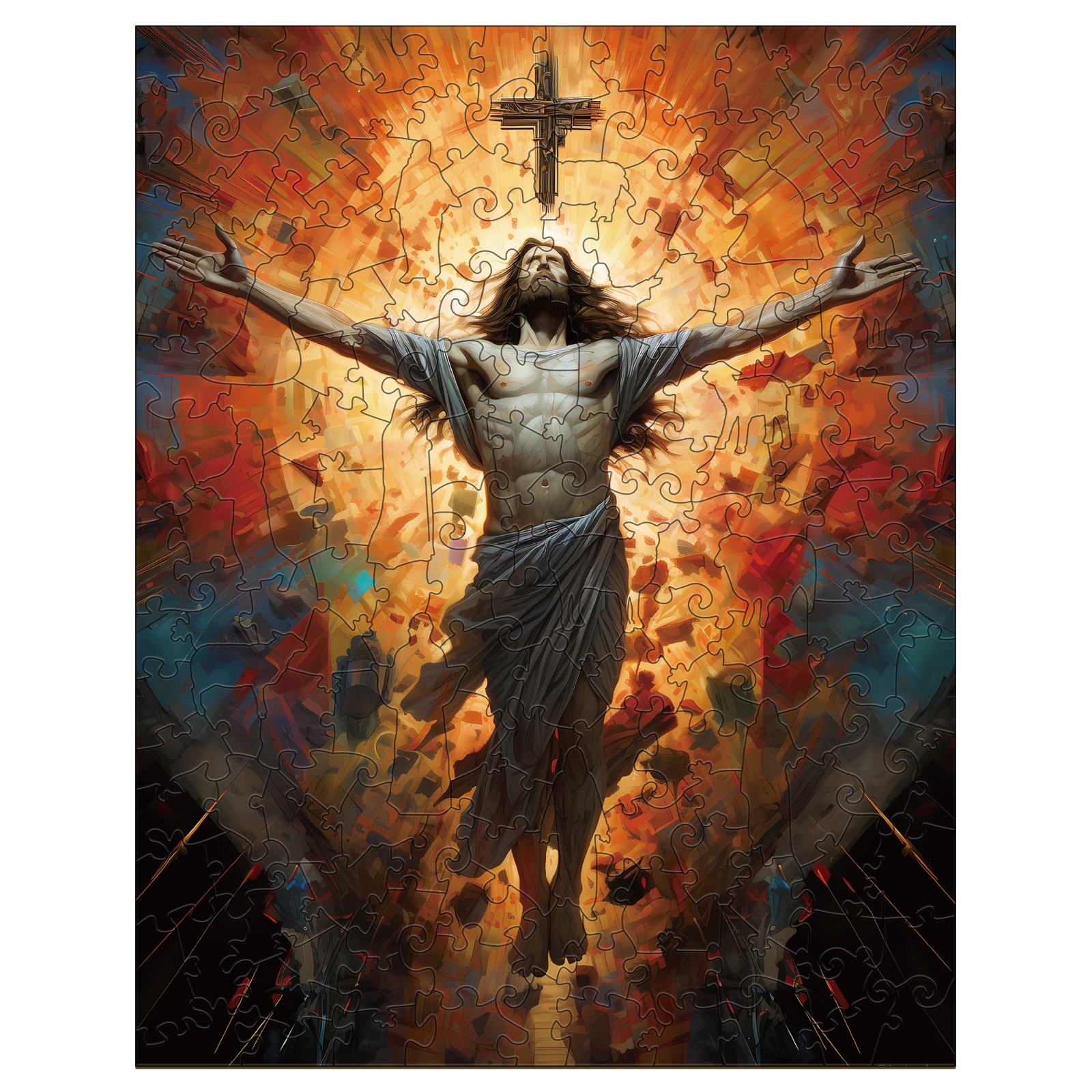 Puzzle en bois – La Passion de Jésus (Enfer) 66ee3a50c634d