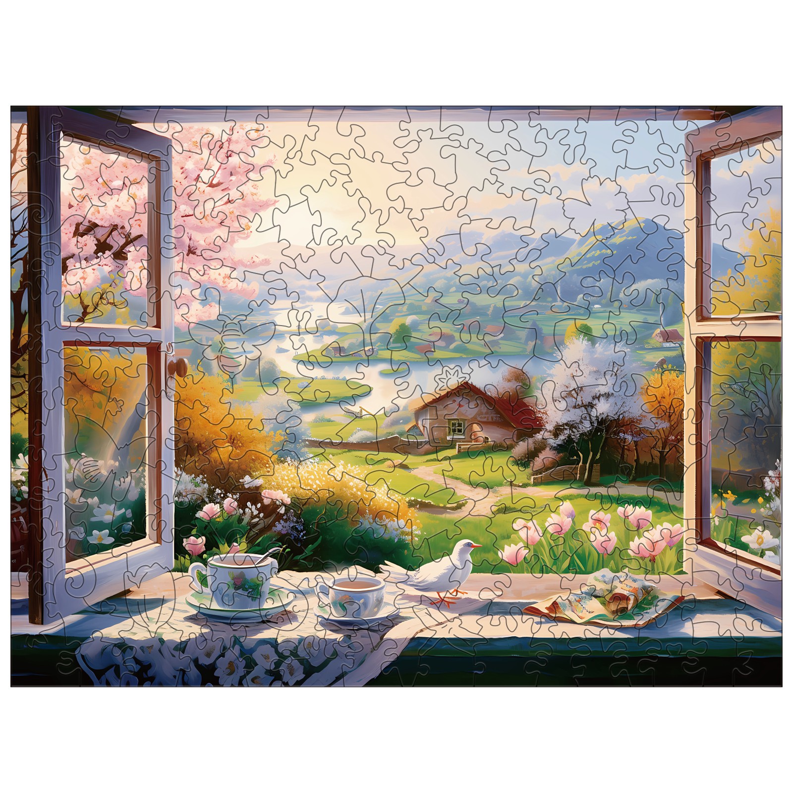 Puzzle en bois – La vue par la fenêtre 66dfc41494192