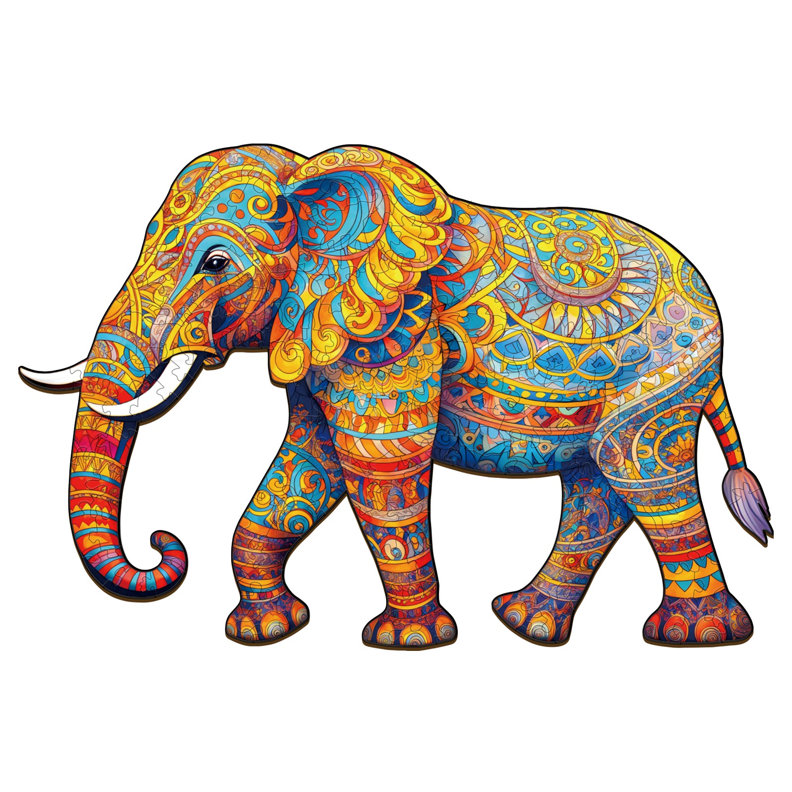 Puzzle en bois – Éléphant qui marche 66ee44a44d3ad