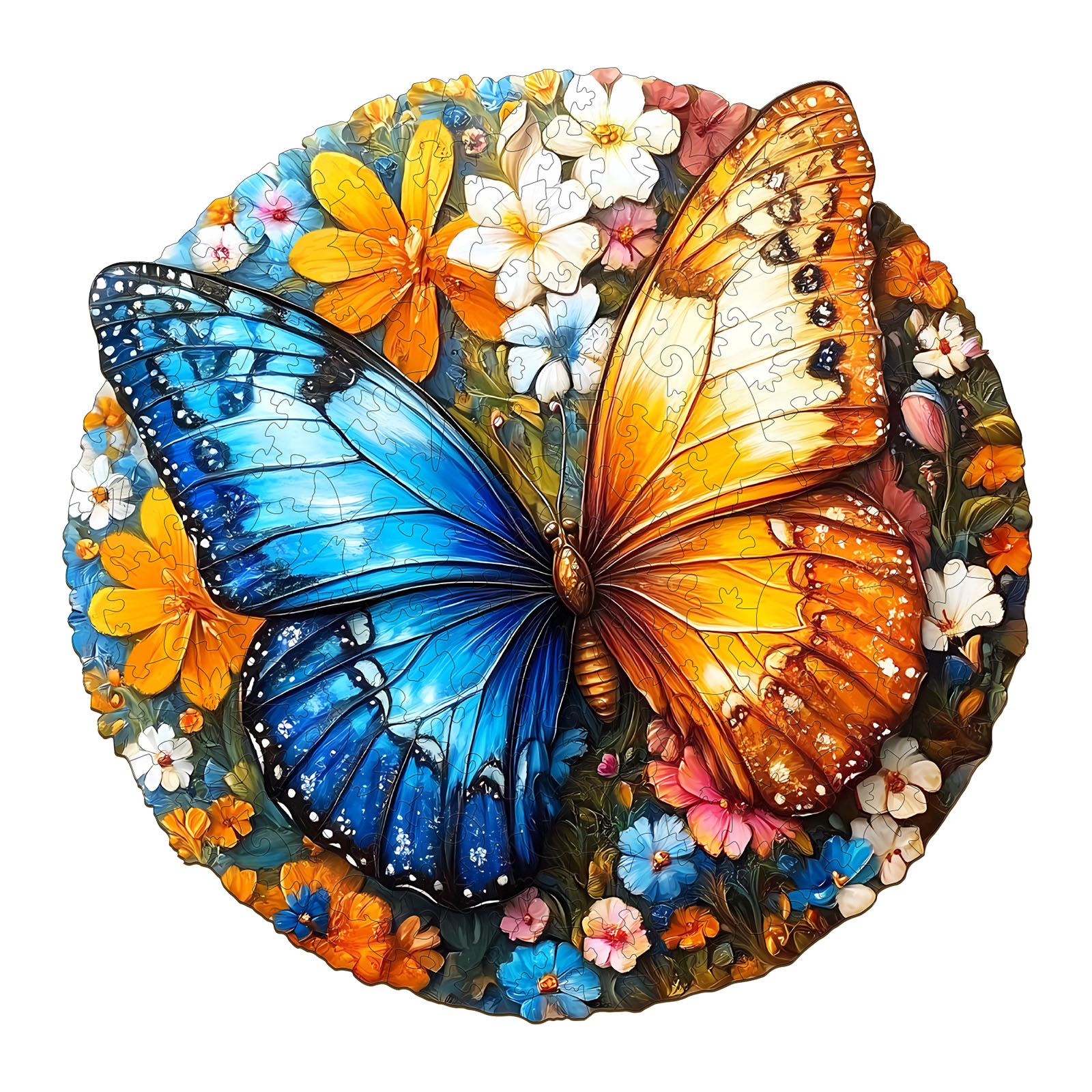 Puzzle en bois – Papillon Yin Yang 66ed42ce4f1ab