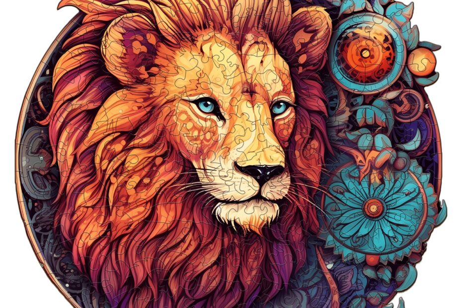 Puzzle en bois-Yin-Yang Lion-1 66e64ab46391f