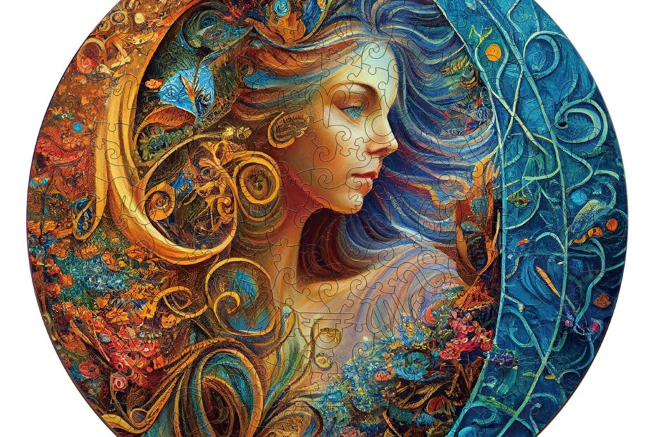 Puzzle en bois du zodiaque-Virgo 66e2394430a24