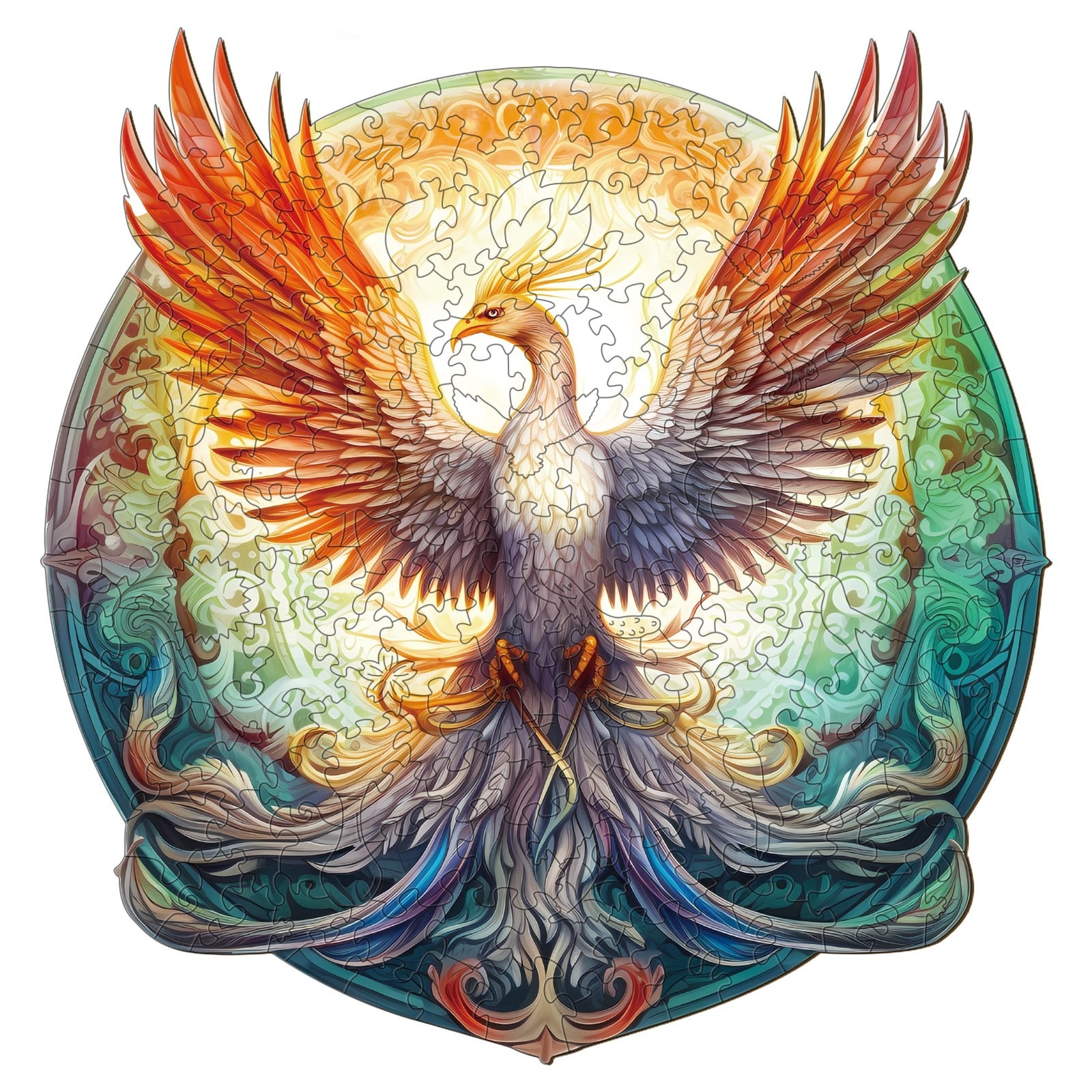 Puzzle en bois – Phoenix mystérieux