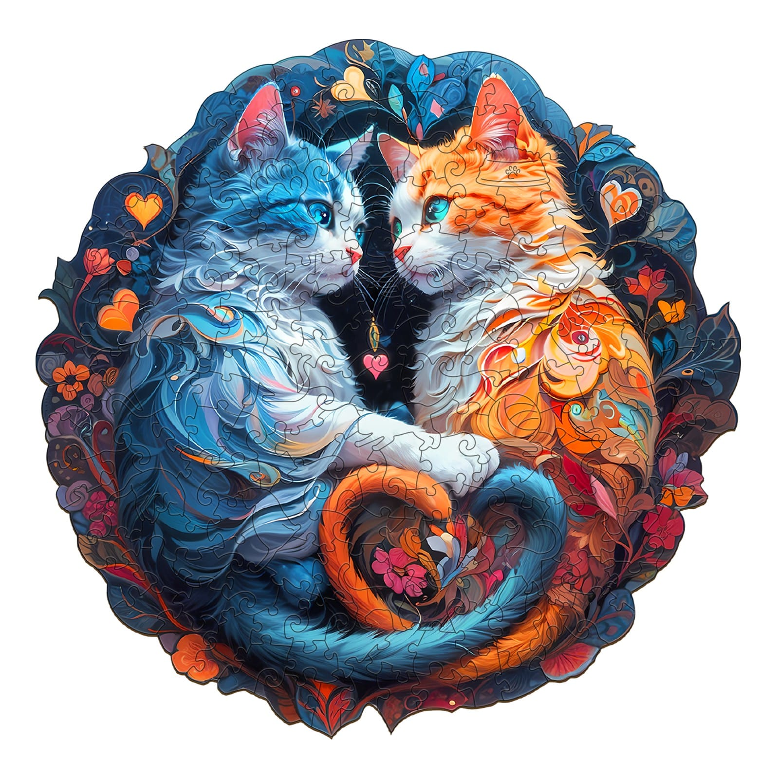 Puzzle en bois – Câlin d’amour