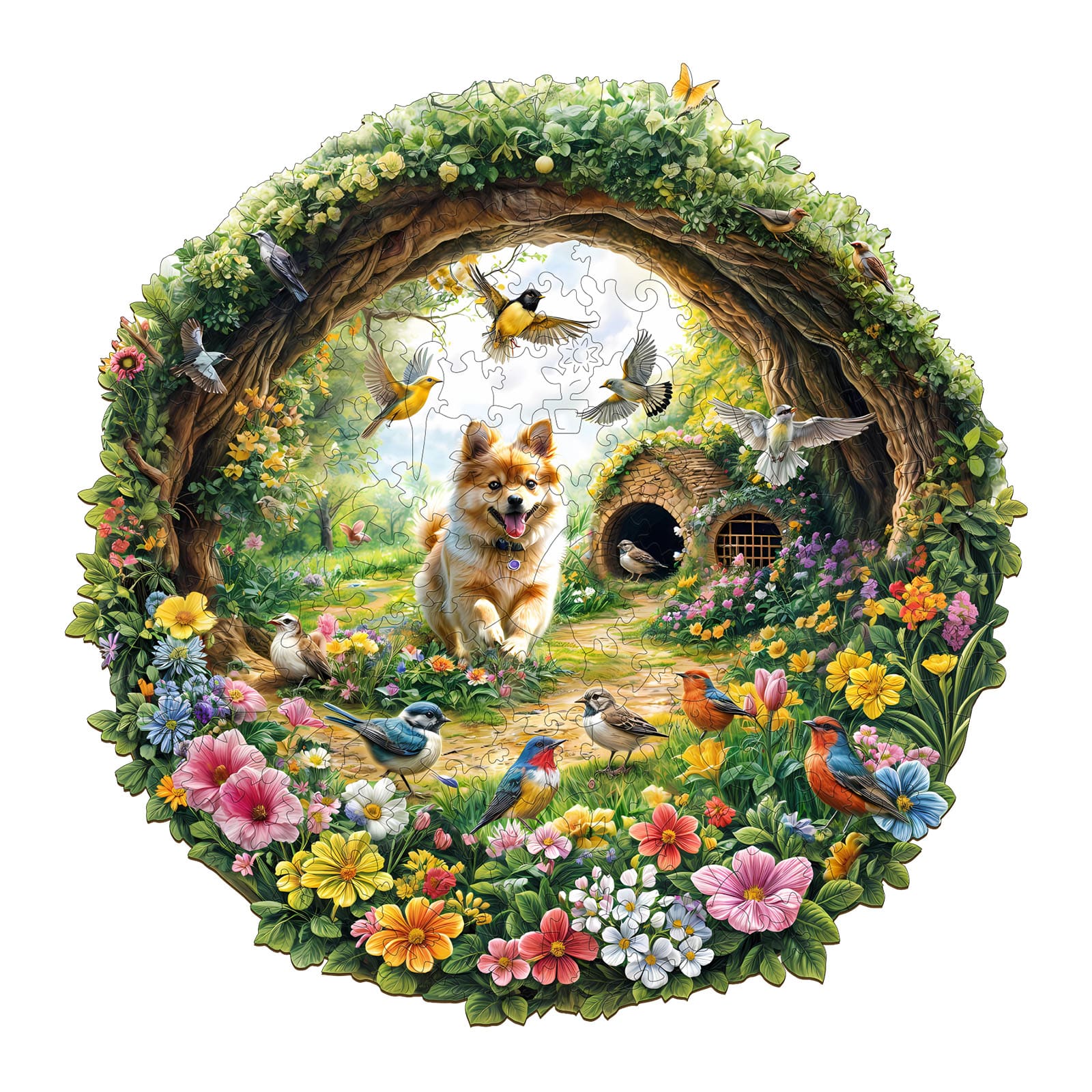 Puzzle en bois – Oiseaux printaniers