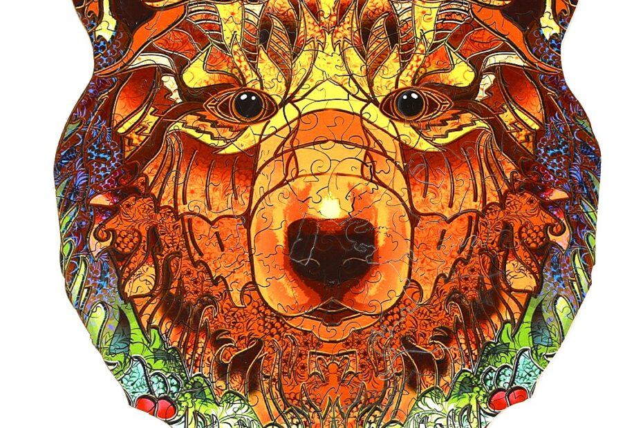 Lesena sestavljanka-BOLD BEAR