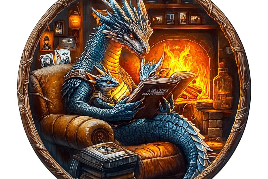 Puzzle in legno – la storia del drago