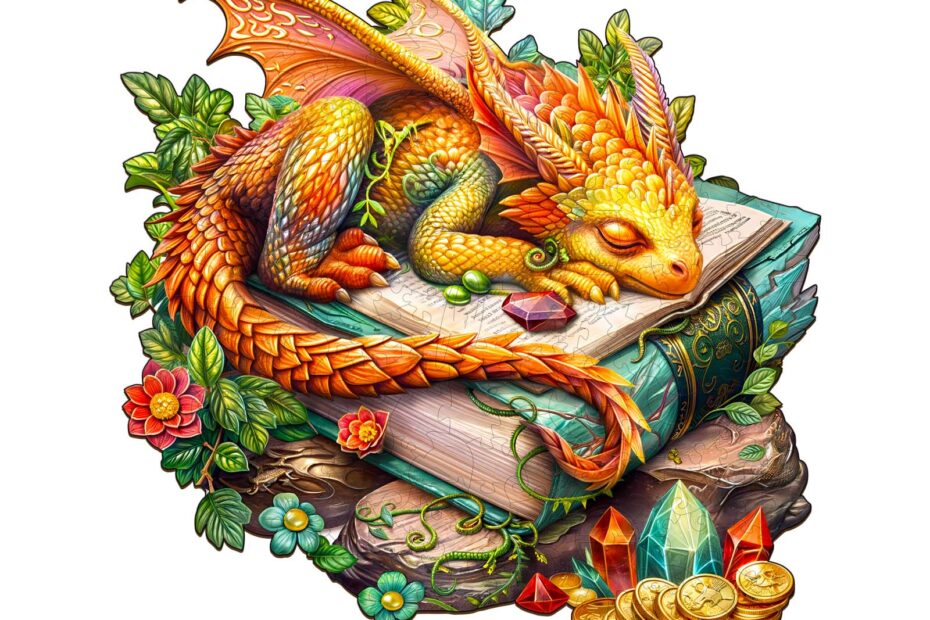 Rompecabezas de madera – Dragón durmiente